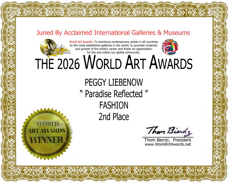 world art award 2026 CATEGORY 15-FASHION-2ND PLACE-Paradise Reflected